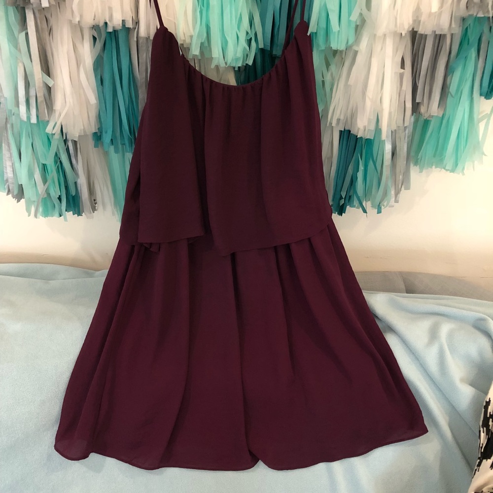 Eggplant camisole dress/tunic